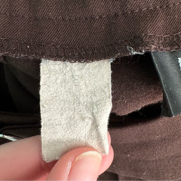 Vintage brown high waisted trousers with buckle detail - Picture 6 of 8